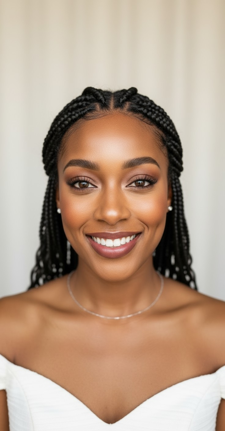 After Bohemian Box Braids